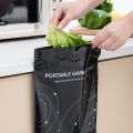 Self Adhesive Drawstring Closed Type Portable Bin Bag Disposable Bin Bag Kitchen Waste Collection Office Desktop Car Trash Can.