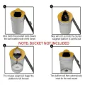Reusable Smart Mouse Rat Trap  Plastic Flip  Slide Bucket Lid  Mouse Trap Humane Or Lethal   Auto Reset Door Style Multi Catch（Yellow）. 