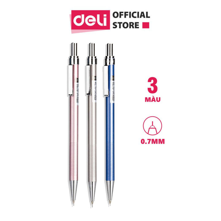 Deli%206493%20Metal%20Mechanical%20Pencil%200.7mm%20(1%20Pcs)%20-%20Image%203
