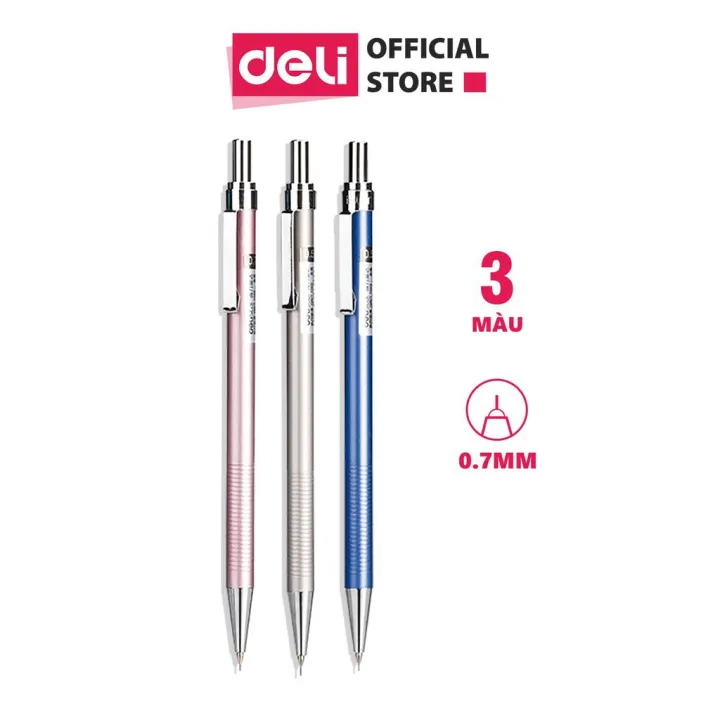Deli%206493%20Metal%20Mechanical%20Pencil%200.7mm%20(1%20Pcs)%20-%20Image%203