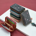 Women Wallet Ladies Mini Small Short Tassel Wallet Cute Girl Zipper Pu Leather Coin Purse Female Hand Wallet Purse. 