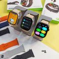 KW2 Max Smart Watch with Bluetooth Calling, 2.02 Inch Display, Rugged Design, Health Tracking, NFC, and Three Bands.