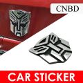 3D Metal Car Sticker Transformers Emblem Tail Badge Emblem Decal Cool Autobot Logo Car Styling Auto Decor Accessories. 