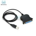 USB to 25 Pinhole Parallel Port Cable Converter DB25 Interface Style Parallel Port Printer Data Cable Connection Cable Adapter. 