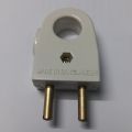 HOLE With Electrical Power Plug AC 250V 6A 2 Pin European Standard EU Male Plug Power Adapters Power Connector Cable Cord Male Plug Socket Plug Adapters Detachable Plug.