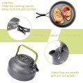 Camping Cookware Set Outdoor Cooking Equipment for Camping Hiking and Picnics for 2 People All in One Compact Camp Cooking Set. 