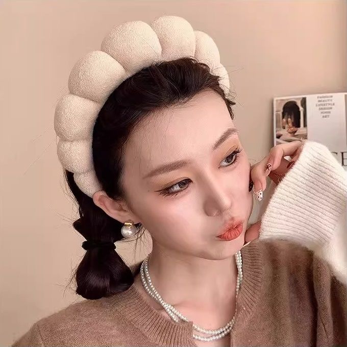 Hair%20Band%20SHEIN%20Style%20Imported%20Style%20Soft%20Cloud%20Sponge%20High%20Cranial%20Top%20Hair%20Hoop%20Hand%20Made%20best%20quality%20-%20Image%207