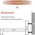 2Pcs Bed Frame Anti-Shake Tool Adjustable Headboard Stopper Fixer Prevent Loosening Silent Bedside Support for Bed Cabinet Chair. 