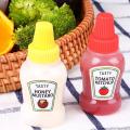 Mini Portable Sauce Bottle Japanese Bento Salad Dressing Ketchup Plastic Sub-Bottling Seasoning Squeeze Sauce Bottle Food Play.