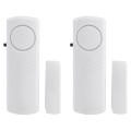 2X Door and Window Anti-Theft Alarm Door and Window Alarm Window Anti-Theft Alarm Door Magnetic Alarm Glass Reed Switch.