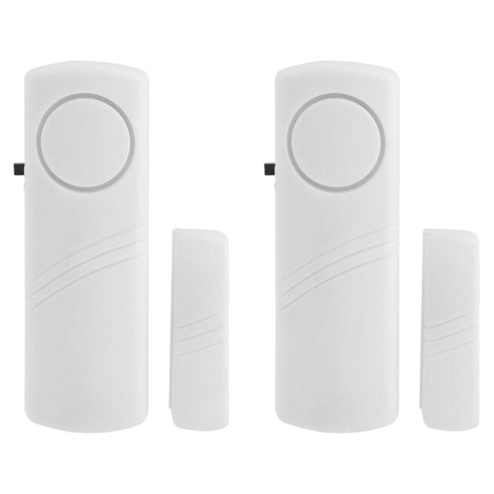 2X Door and Window Anti-Theft Alarm Door and Window Alarm Window Anti-Theft Alarm Door Magnetic Alarm Glass Reed Switch