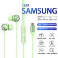Type C Headphones For Samsung Galaxy S24 S23 S21 S22 Ultra Wired Earphones A53 A52 A34 A54 Note 20 5G 3.5mm Jack Earbud Headset.