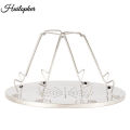 Outdoor Camping Toaster 4-slice Multifunctional Portable Foldable Stainless Steel Oven Grill For Picnics. 