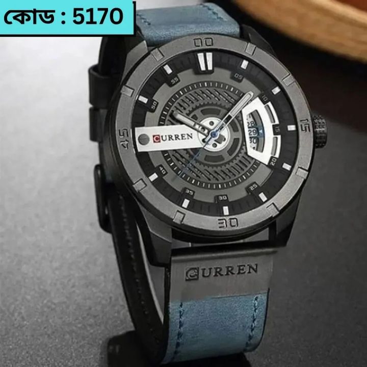 Inspried bye Black Analog Watch For Men