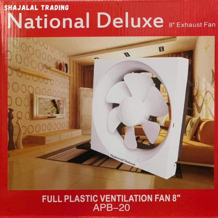 National Deluxe 8'' Exhaust Fan Imported