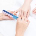 Nail Polishing Tools 6 Sided Long Straight Round Nail Buffer Sanding File for DIY Beauty 1 pcs.