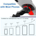 Bike Motorcycle Handlebar Phone Holder Bracket Anti-shake Mount Stand Adapter Accessories 360Degrees Rotatable for MTB Bike Moto.