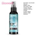 Glasses Cleaning Spray 100ml Lens Scratch Remover Spray Natural Ingredient Anti-bacterial Sunglasses Eyeglass Cleaner for Screens Favorite. 