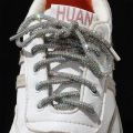 1Pcs Luxury Rhinestone Shoelaces Diamond Shoe Laces Sneakers Laces Shoes DIY Strings Women Round Shoelace 100/120/140/160CM.