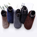 Autumn and Winter Super Soft Room Socks Adult Men's Warm Foot Sock Thickened Non-Slip Home Indoor Ankle Sock Fleece-lined Carpet Socks.