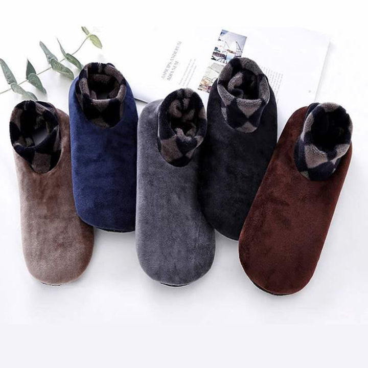 Autumn%20and%20Winter%20Super%20Soft%20Room%20Socks%20Adult%20Men's%20Warm%20Foot%20Sock%20Thickened%20Non-Slip%20Home%20Indoor%20Ankle%20Sock%20Fleece-lined%20Carpet%20Socks%20-%20Image%202