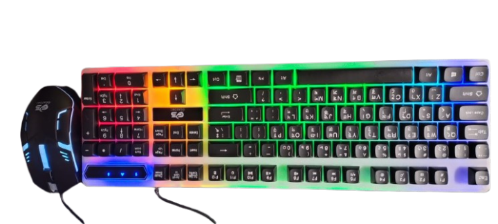 Gigasonic luminious Gaming Combo Rgb Keyboard And Mouse combos RGB-699GS Cool Backlight