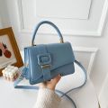 High Quality PU Leather Woman Handbags Luxury Designer Female Shoulder Bag 2022 New Fashion All-match Messenger Small Square Bag. 