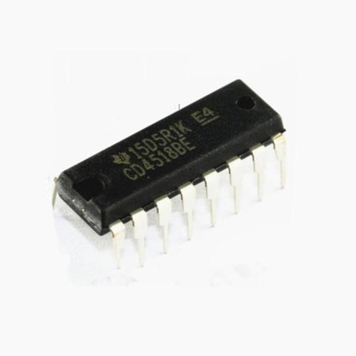 IC 4518 (CD4518BE CMOS Dual BCD Up-Counter)