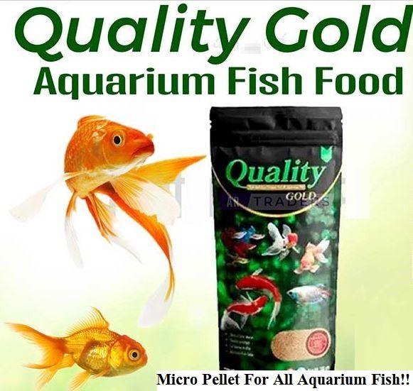 1 Packet Quality Gold Aquarium Fish Food Micro Pellet For All kind of Aquarium Fish