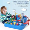Preschool Educational Car Toys Gifts Puzzle Car Race Tracks, Race Track Toys for Boy Car. 
