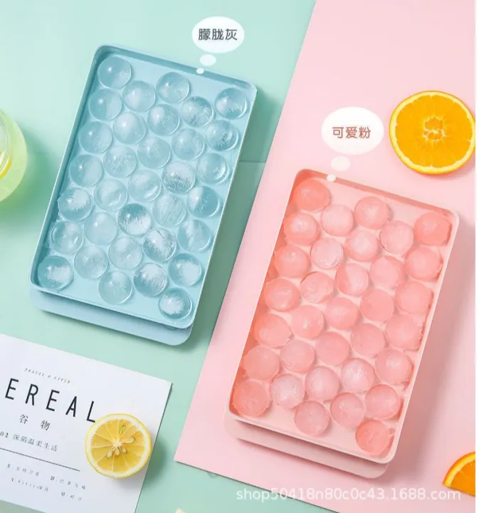 33-%20Grids%203D%20Ice%20Ball%20Tray%20for%20Cold%20Fridge%203D%20Round%20Balls%20%20Plastic%20Molds%20Ice%20Tray%20with%20Cover%20Ice%20Cube%20Freeze%20Tray%20-%20Image%202