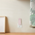 JAERBEE 2X Plug in Air Purifier for Home Cleaner Mini Air Ionizer to Remove Smoke Portable Deodorizer Air Freshener Pink EU Plug. 