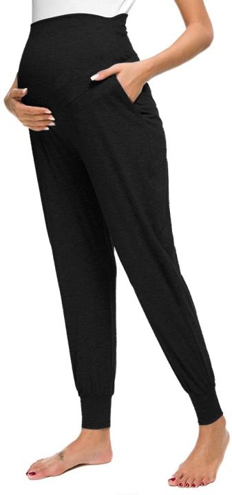 Women's%20Pregnancy%20Maternity%20Clothes%20High%20waist%20Yoga%20Pants%20for%20Pregnant%20Leggs%20Skinny%20Casual%20Exercise%20Trousers%20Multicolor%20-%20Image%207