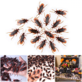 50/30/10/5 pcs Cockroaches Toy Halloween Gadget Gags Practical Jokes Toys Plastic Bugs Insect Model.