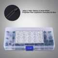 150pcs 100V 15 Value 0.33nF-470nF Polyester Film Capacitors Assortment Kit Box.. 