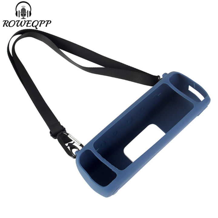 ROWEQPP%20Silicone%20Case%20Compatible%20For%20Anker%20Soundcore%20Motion+%20Bluetooth-compatible%20Speaker%20Carry%20Pouch%20With%20Strap%20-%20Image%202
