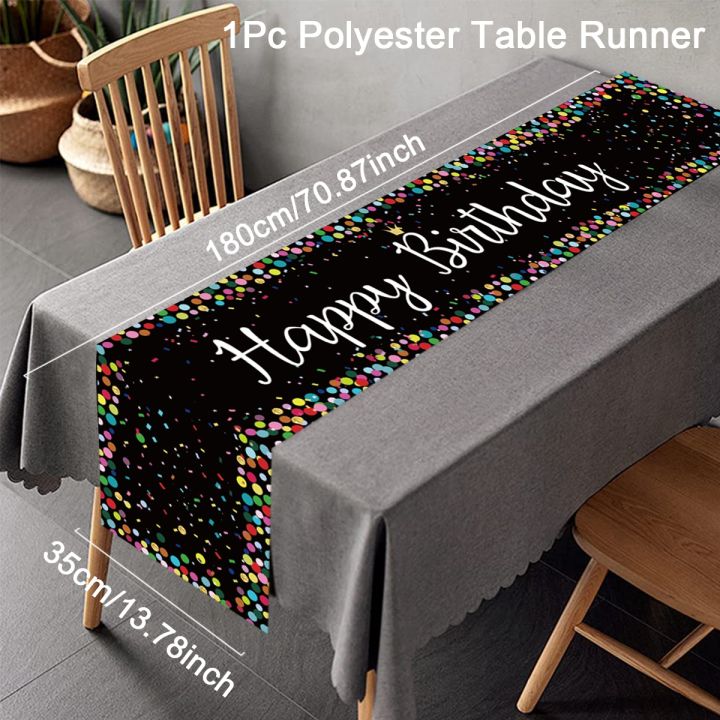 Black%20Gold%20Birthday%20Table%20Runner%20Table%20Cover%20Happy%20Birthday%20Party%20Decorations%20For%20Kids%20Adults%20Home%201st%20Bithday%20Table%20Decor%20-%20Image%207