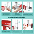Slicer Shredder Attachments, Fresh Prep Vegetable Slicer for Kitchenaid Stand Mixer, Salad Maker with Cleaning Brush. 