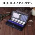 【linfang store】(NEW)Oem Long Wallet For Fashion Design High Wallets Men Long Purse Soft Pu Leather Clutch Wallet.