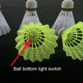 6Pcs/Set Luminous Badminton Balls LED Foamed Plastic Sport Badminton Colorful Light-up Shuttlecocks Children LED Badminton Set.