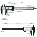 6" Digital Slide Caliper 0-150mm Carbon Fiber Composites Digital Caliper, Vernier Caliper with LCD Screen Digital Caliper.