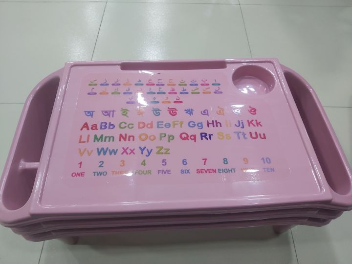 Small%20desk%20on%20plastic%20bed%20Children's%20writing%20study%20desk%20Children's%20multi-functional%20toy%20dining%20table%20-%20Image%203