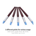 5pcs Rubber Tip Paint Brushes Clay Tools for Sculpture Pottery Color Shaping Blending Drawing Modeling Remove Fingerprints. 
