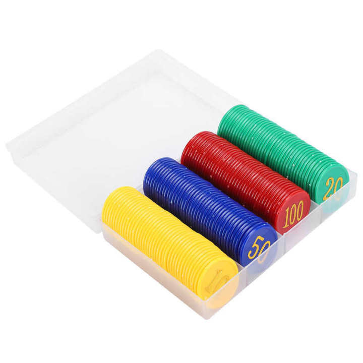 160pcs / Box Chips Professional Family Educational Digital Set