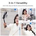 Ulanzi JJ02 Extendable Grip Phone Tripod with Remote Selfie Stick Tripod for Phone Vertical Horizontal Vlog Video. 