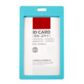 High Quality Card Holder Sleek Transparent Plastic Case Protective Without Lanyard Holder for Office Use Business Travel Id Card Holder Student Card Holder Gift Option. 