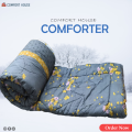 Comfort Lightweight King Comforter - Great to Have - Simple To Use - All Season Soft Quilted Bed Comforter. 