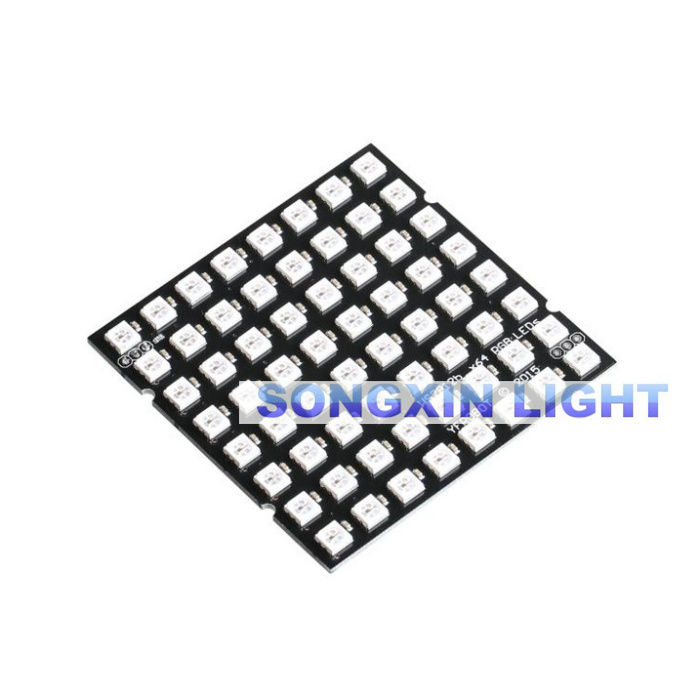 Led Matrix Ws2812b Arduino WS2812 LED 5050 RGB 8x8 LED Matrix for Arduino Brand New WS2812B 8*8 64 ...