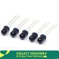 5mm ir led Receiver-5mm BLACK LED IR RECEIVER LED Sensor 5mm 940nm IR LED Lights Infrared Receivers RX LED Sensor Lights 5mm-5pcs. 