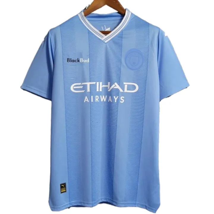 Manchester%20City%20Home%20Jersey%2023/24%20Fan%20Version%20Short%20Sleeves%20Football%20Jersey%20-%20manchester%20city%20jersey%20-%20Image%202
